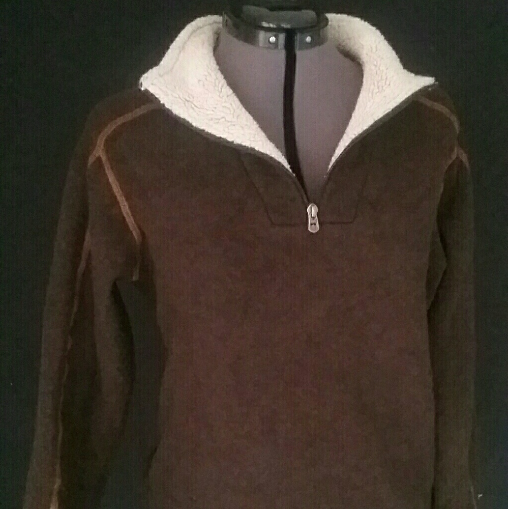Kuhl Fleece with sherpa-lined neck, 1/4 zip